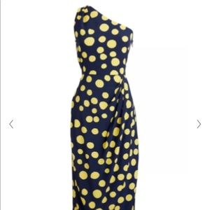 JCrew Sz6 new without tags mint Silk dress - one shoulder